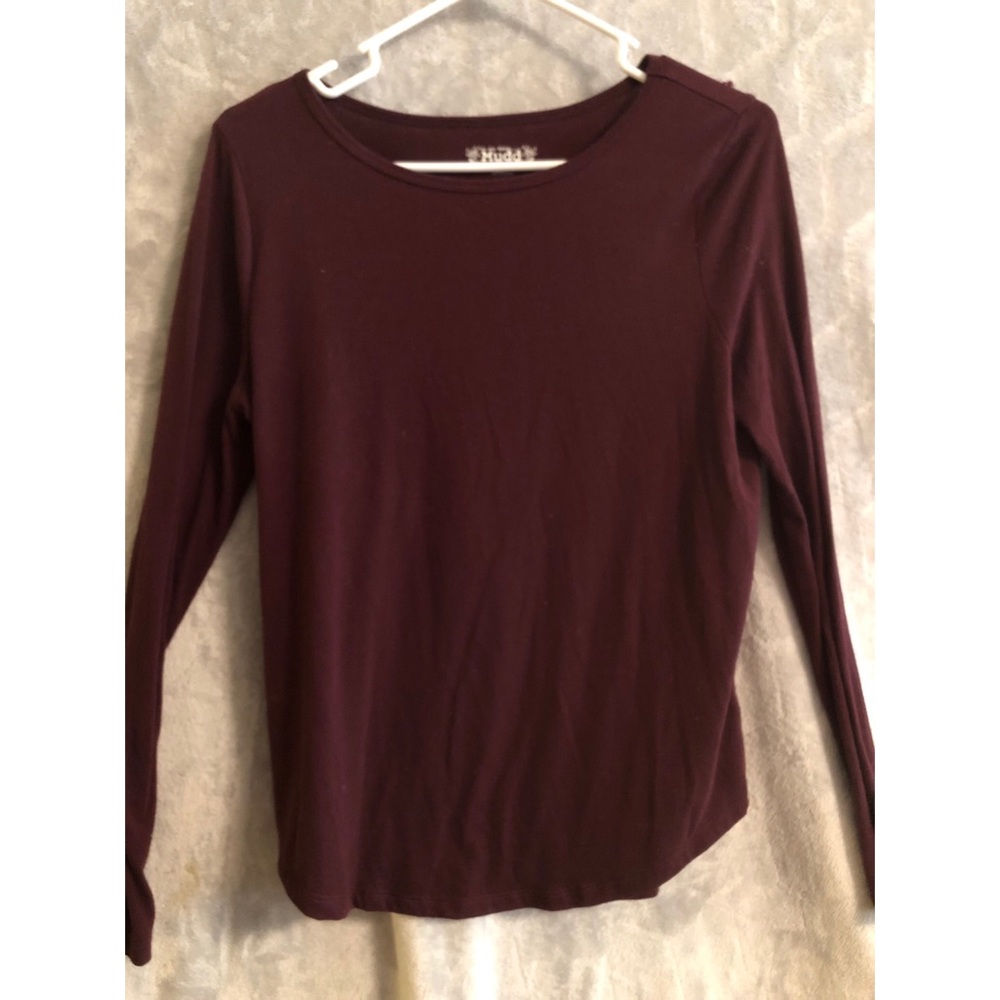 Mudd Maroon Long Sleeve Tee